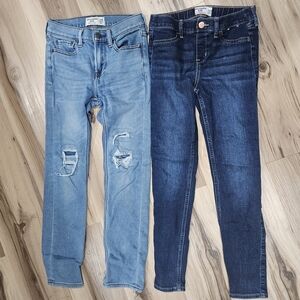 Dark and Light Blue Denim Jeans Set